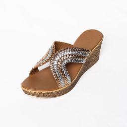 MyMy footwear Solid Ethnic Wedge Sandals-53