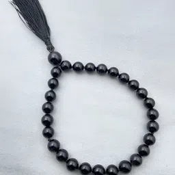 RDK Pocket Japa Mala With 27+1 Obsidian Beads-image-70
