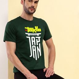 T.T. Men Typography Printed Round Neck Cotton T-shirt-image-56