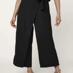 Honey by Pantaloons Black High Rise Palazzos-picture-4