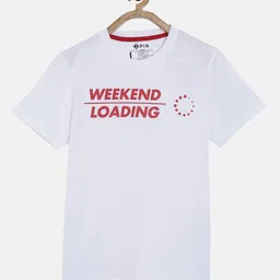 3PIN Boys White Printed Round Neck T-shirt-image-8