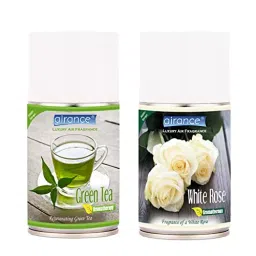 Airance 250 ml Each Green Tea & White Rose Spray Air Freshener Automatic Spray (Pack of 2)-image-107