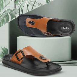 Genial Men Rubber Thong Flip-Flops-picture-44
