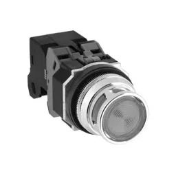 IDEC 30 mm Push Button Heavy Duty Zinc Die Cast Mounting Thread Pilot Light, ALFD21611DNA-87