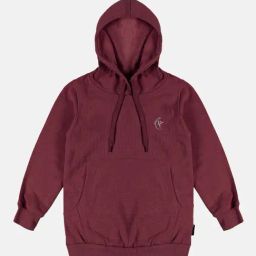 Kiddopanti Kids Maroon Solid Full Sleeves Hooded Sweatshirt-image-49