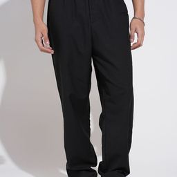 SHOWOFFFF Men Relaxed Straight Leg Low-Rise Trousers-picture-9