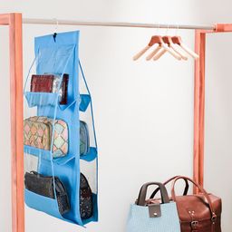 Kuber Industries Blue Set of 2 Regular Multi-Utility Organisers image 2