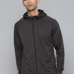 Alcis Men Charcoal Grey Hooded Sporty Jacket-picture-26