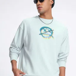 glitchez Outstanding Graphics Drop-Shoulder Sleeves Oversized Fleece Sweatshirt-image-29