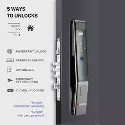 GOLENS Automatic Digital Door Lock with Wi-Fi Remote Biometric, X83 image 2