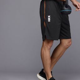 HRX by Hrithik Roshan Men Sculptflex Self-Design Rapid-Dry Training Shorts-image-56