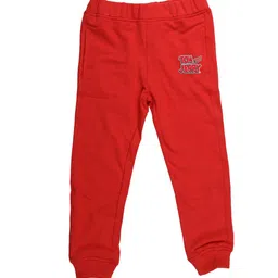 Tom & Jerry Boys Red Solid Joggers-picture-49