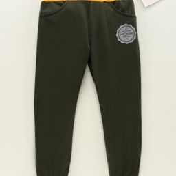 Earth Conscious Placement Print Track Pant - Olive Green-image-25