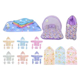 Toddylon Baby Gift Set for New Born Essential Products All (0-6 Months) Purple-picture-4