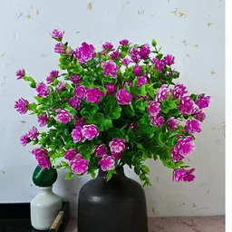 Blooming Floret Artificial Kalanchoe 5 Flower Bunch-picture-2
