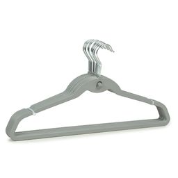 Gluman Stainless Steel Clothes Hanger set, Space Saving Hanger for Wardrobe Storage (Pack of 10)-26