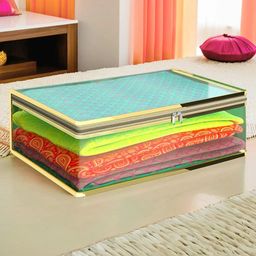 Kuber Industries Gold-Toned Set of 1 Regular Multi-Utility Organisers-45