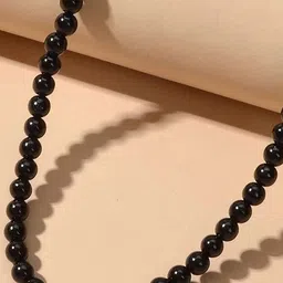 APUNKA D FASHION Unisex Onyx Beaded Minimal Chain-picture-21