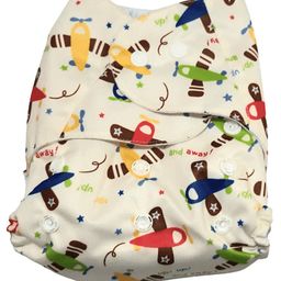 The Mom Store Combo of 3 Reusable Diapers - Multicolour image 2