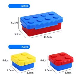 Asera Kids Lunch Box Set Stackable Containers with Lids, Fun & Colorful Design for School, Picnic & Snacks BPA-Free, Easy to Clean, Durable Food Storage for Boys & Girls image 3