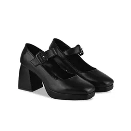 Stylestry Women Block Sandals with Buckles-picture-18