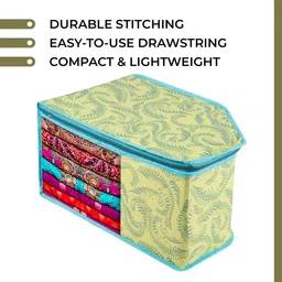 Kuber Industries Green Set of 3 Regular Multi-Utility Organisers image 3