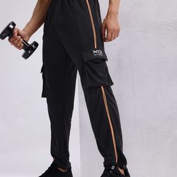 HRX by Hrithik Roshan Men Rapid-Dry Cargo Style Training Joggers-image-87