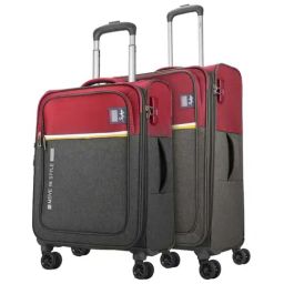Skybags Sigma Grey Color Block Trolley Bag Pack of 2 - 59 cms & 71 cms-18