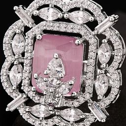 Anouk Women Brass Cubic Zirconia Finger Ring-image-53
