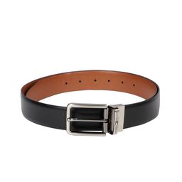 Tommy Hilfiger Men Black & Tan Brown Solid Belt-picture-48