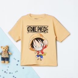 max Boys Typography Printed Applique T-shirt-image-98