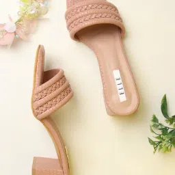Elle Women's Peach Casual Sandals-image-47