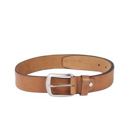 Indian Terrain Men Brown Textured Leather Belt-image-68