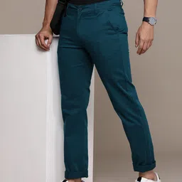 WROGN Men Slim Fit Chinos Trousers-image-46