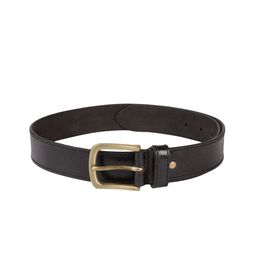 Indian Terrain Men Black Solid Leather Belt-image-29