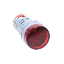 Sibass Electric Digital Voltmeter in White Plastic Body Red Display Color, SE-AD16-22V (Pack of 1000)-17