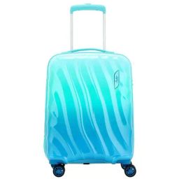 Skybags Openskies Blue Textured Hard Cabin Trolley Bag - 39 cm-image-44