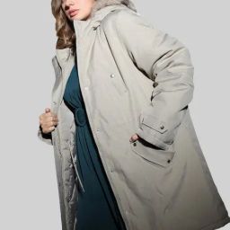 Vero Moda Curve Beige Regular Fit Jacket-image-50