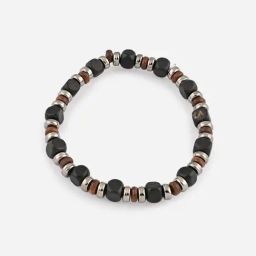 The Bro Code Multicolor Beaded Multi Layered Bracelets image 5