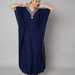 KOI SLEEPWEAR Slit Sleeve Maxi Dress-image-45