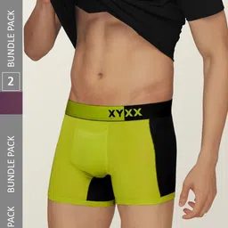 XYXX Men Pack of 2 Colourblocked Anti-Microbial Trunks XYTRNK2PCKN554-picture-47