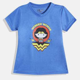 Eteenz Girls Wonder Woman Printed T-shirt-image-98