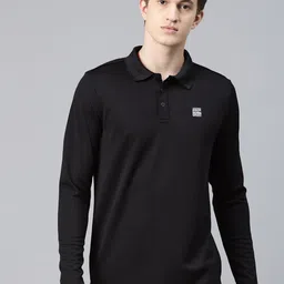 Alcis Men Polo Collar Anti Static Slim Fit T-shirt-image-40