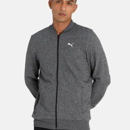 Puma Charcoal Black Regular Fit Jacket-image-62