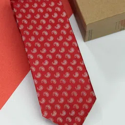 Tossido Men Woven Design Silk Broad Tie-image-14