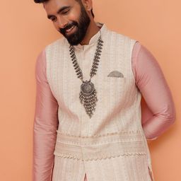 KISAH Woven Design Nehru Jackets-image-67