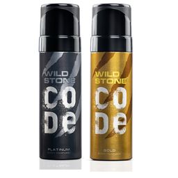 Wild stone Men Set of 2 CODE Platinum and Gold Perfumes-48