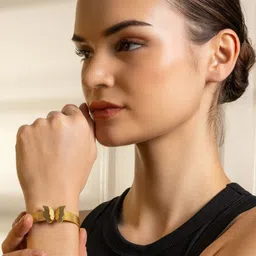 VOGUE PANASH Gold-Plated Butterfly Shape Wraparound Bracelet image 3