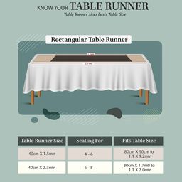 Alina decor Brown & Red Digital Printed Table Runner image 5