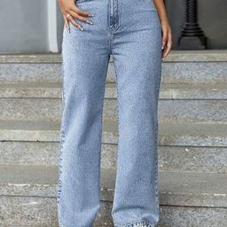 VBEAUTI Women Jean Boyfriend Fit High-Rise Stretchable Jeans-image-68